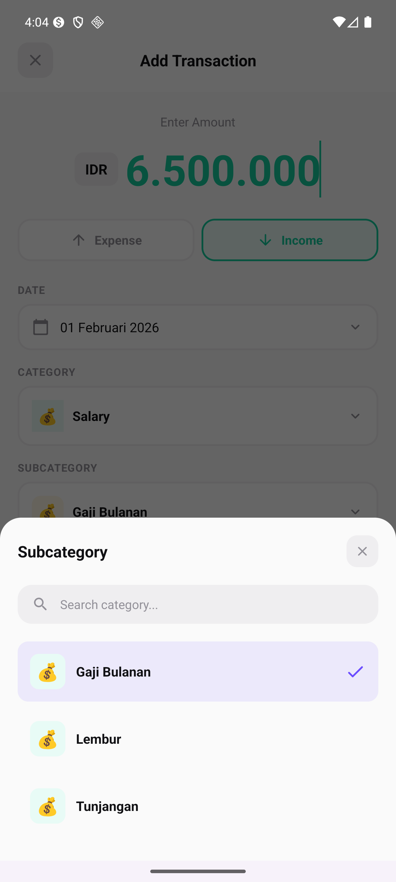Pilih Sub-Kategori