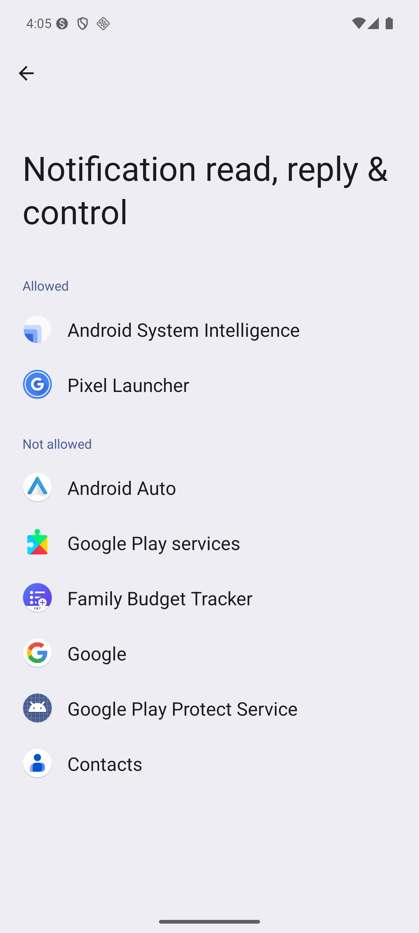 Notification Access